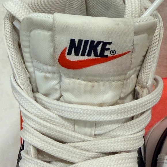 Nike Blazer Mid 77 GS High Top Leather Sneakers 3Y White Black - Picture 9 of 15